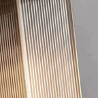 Rectangular Ribbed Acrylic Outdoor Wall Light, IP68