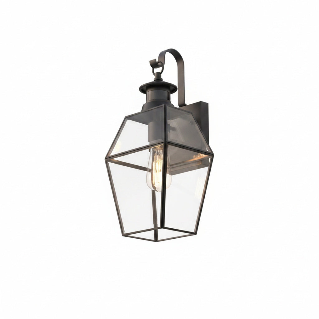 Vintage Lantern Outdoor Wall Light with Optional Motion Sensor