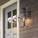 Vintage Lantern Outdoor Wall Light with Optional Motion Sensor