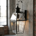 Vintage Lantern Outdoor Wall Light with Optional Motion Sensor