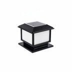 Vintage Solar Post Light with Remote, IP65