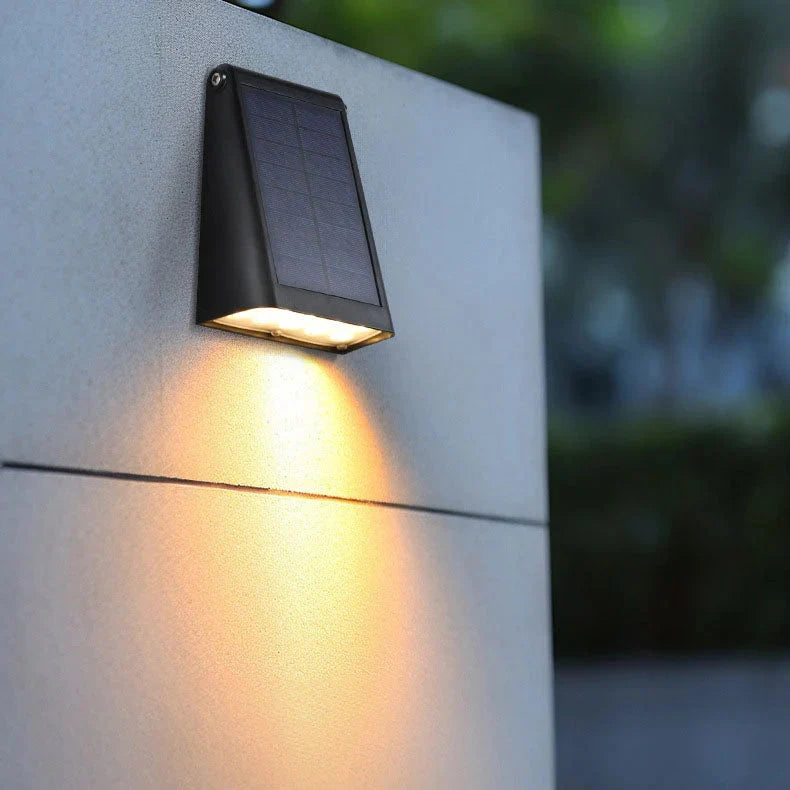 Solar Outdoor Wall Light for Garden and Facade, Three Sizes