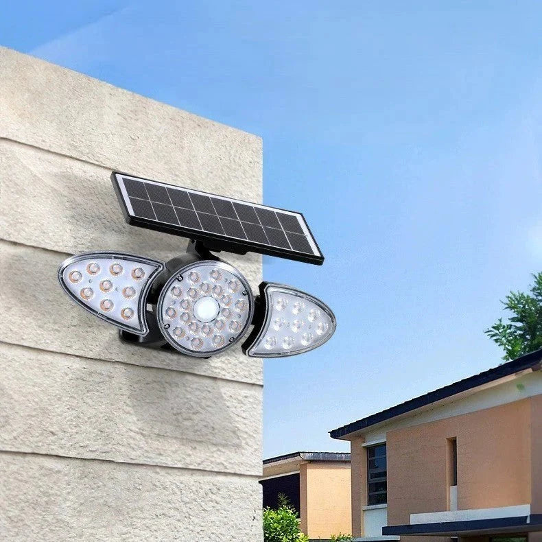Solar Outdoor Wall Light for Garden and Facade, Three Sizes