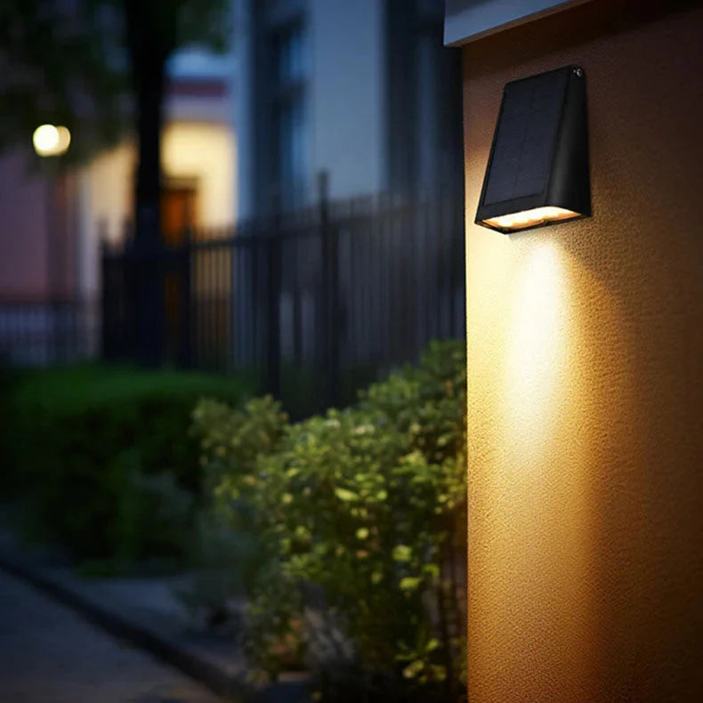 Solar Outdoor Wall Light for Garden and Facade, Three Sizes