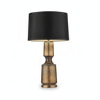 Art Deco Textured Glass Table Lamp, 38 x 72 cm