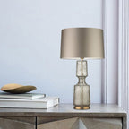 Art Deco Textured Glass Table Lamp, 38 x 72 cm