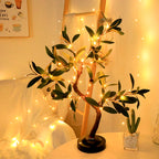 Olive Tree LED Table Lamp with Bendable Branches