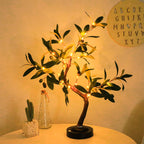 Olive Tree LED Table Lamp with Bendable Branches