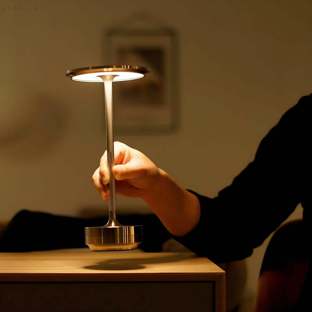 Cordless Table Lamp with Touch Dimmer, Up to 10 Hours