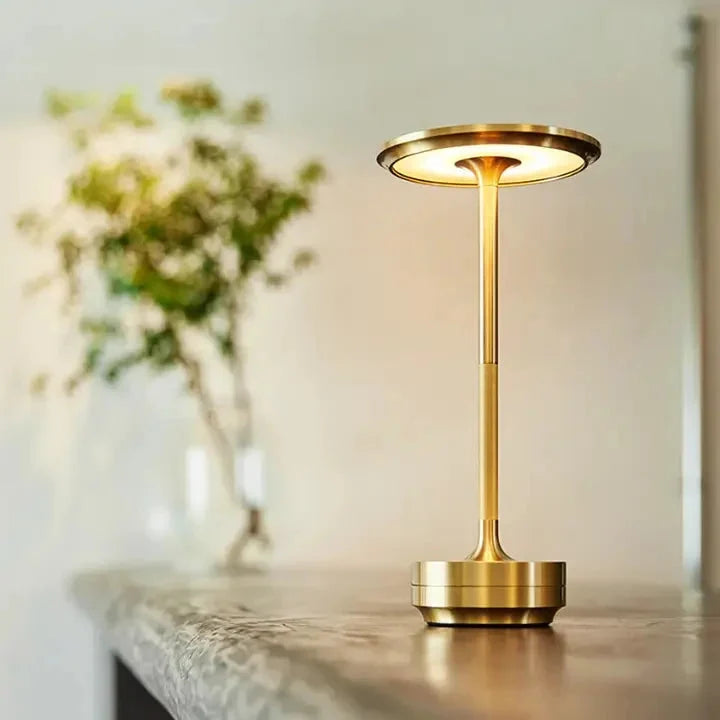 Minimalist Cordless Table Lamp with Touch Dimming