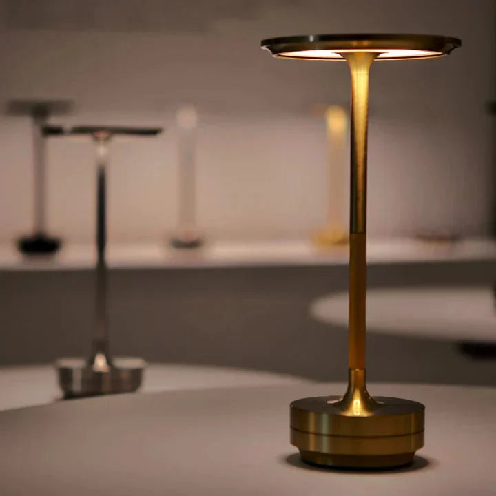 Minimalist Cordless Table Lamp with Touch Dimming