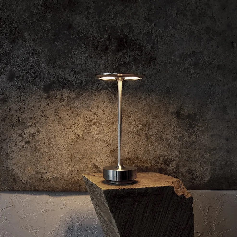 Minimalist Cordless Table Lamp with Touch Dimming