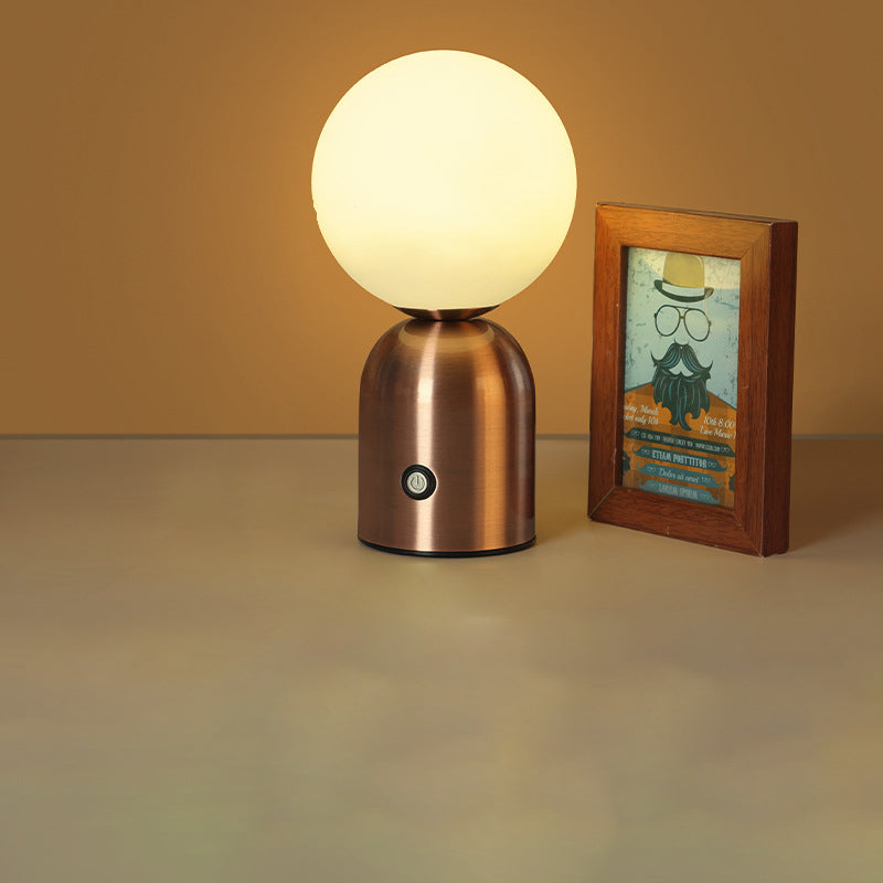 Minimalist USB Table Lamp with Stepless Dimming, 200lm