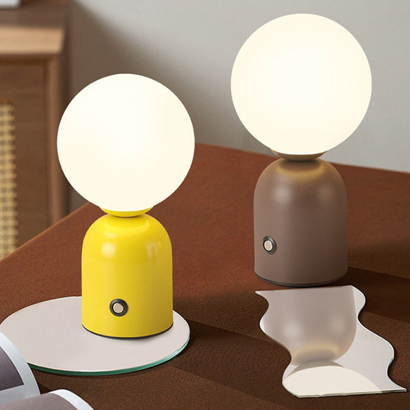 Minimalist USB Table Lamp with Stepless Dimming, 200lm
