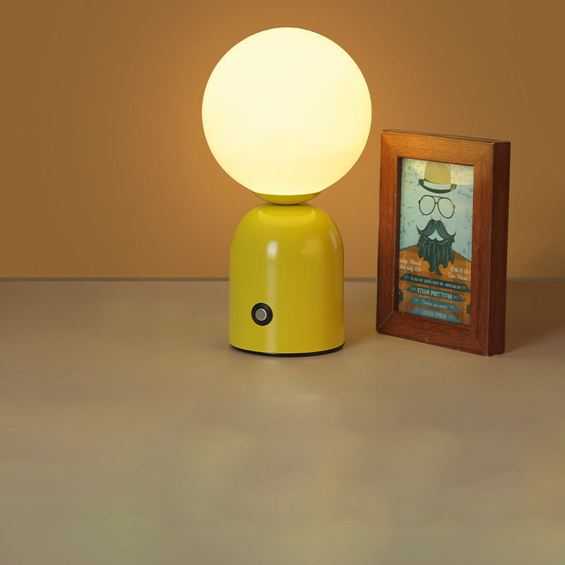 Minimalist USB Table Lamp with Stepless Dimming, 200lm