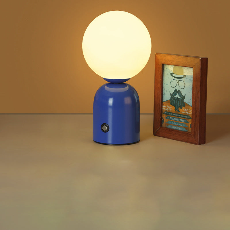 Minimalist USB Table Lamp with Stepless Dimming, 200lm