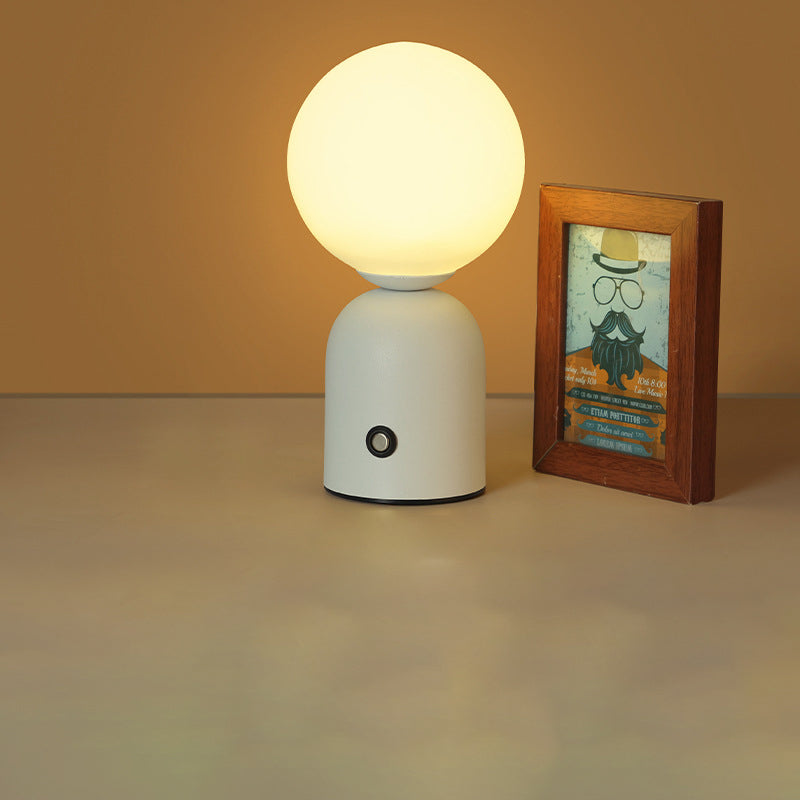 Minimalist USB Table Lamp with Stepless Dimming, 200lm