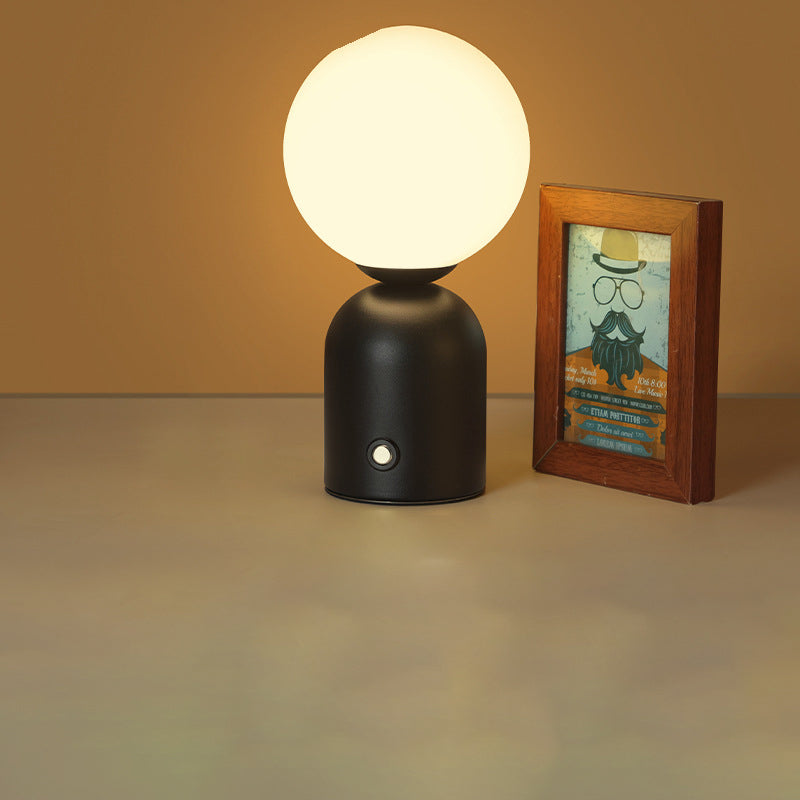 Minimalist USB Table Lamp with Stepless Dimming, 200lm