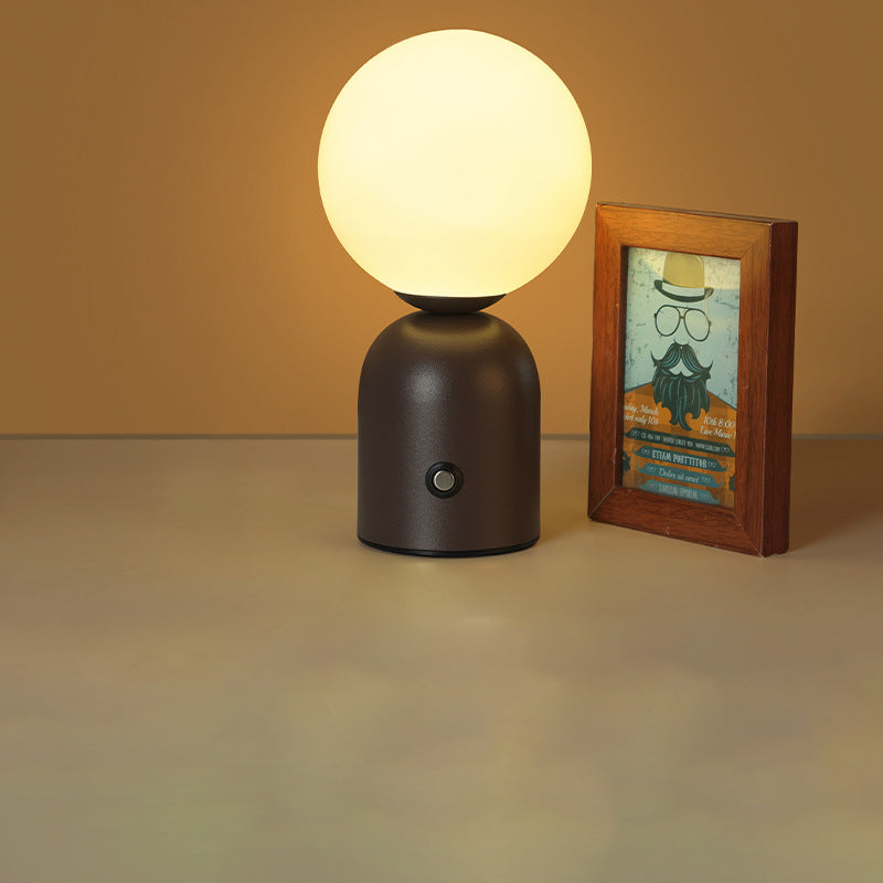 Minimalist USB Table Lamp with Stepless Dimming, 200lm