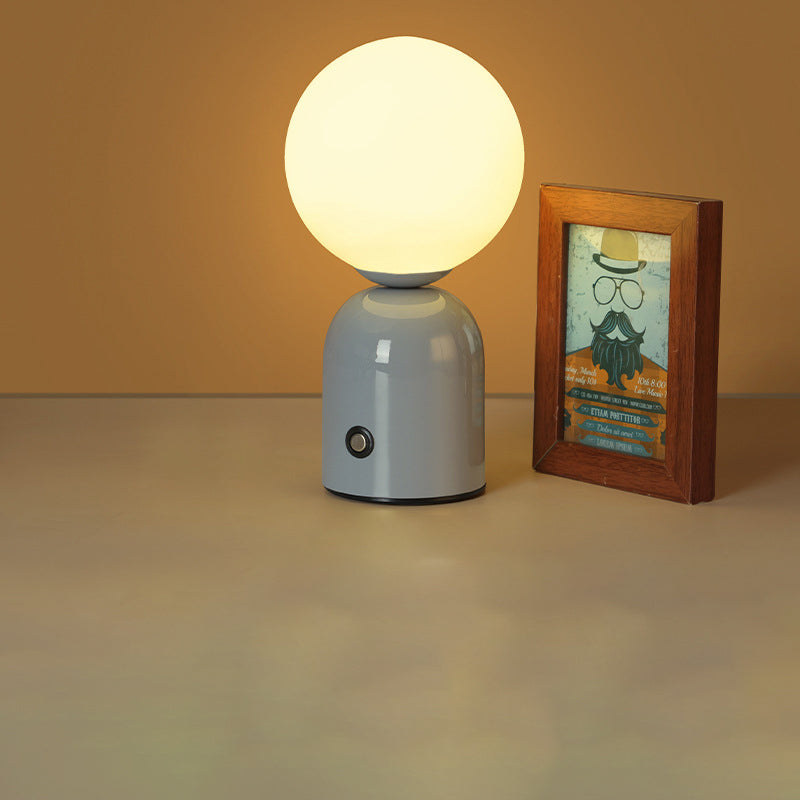 Minimalist USB Table Lamp with Stepless Dimming, 200lm