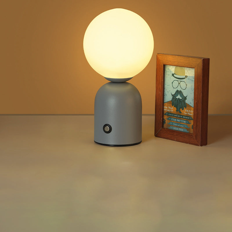 Minimalist USB Table Lamp with Stepless Dimming, 200lm