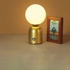 Minimalist USB Table Lamp with Stepless Dimming, 200lm