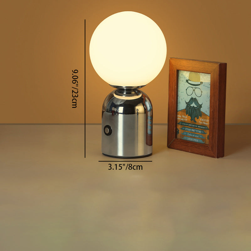Minimalist USB Table Lamp with Stepless Dimming, 200lm