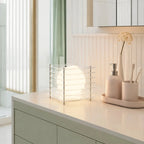 Geometric Acrylic Table Lamp with Globe Light and Remote