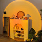 Sunset Projector Table Lamp with 360-Degree Rotating Head