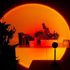 Sunset Projector Table Lamp with 360-Degree Rotating Head