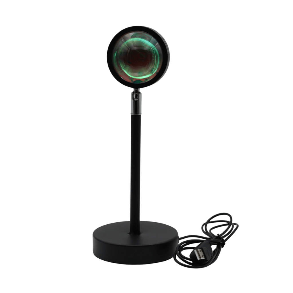 Sunset Projector Table Lamp with 360-Degree Rotating Head