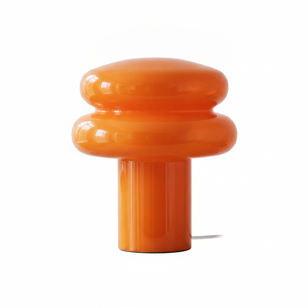 Opal Glass Mushroom Table Lamp, Bauhaus Style, 10 Colours