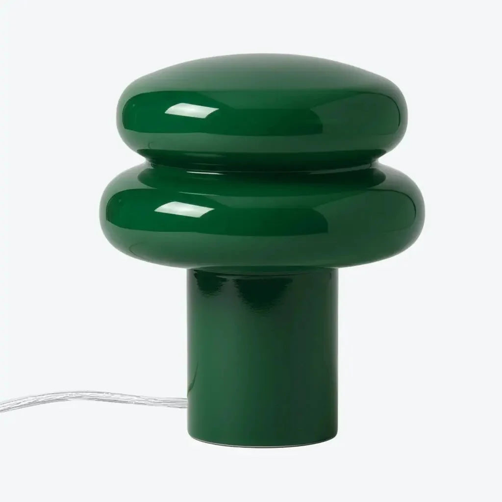 Lampa stołowa w kształcie grzyba ze szkła opalowego, styl Bauhaus, 10 kolorów
