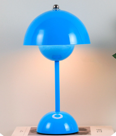 Cordless Scandi Dome Table Lamp with Touch Dimmer