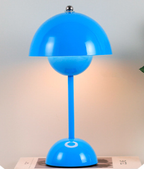 Cordless Scandi Dome Table Lamp with Touch Dimmer