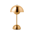 Cordless Scandi Dome Table Lamp with Touch Dimmer