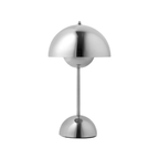 Cordless Scandi Dome Table Lamp with Touch Dimmer