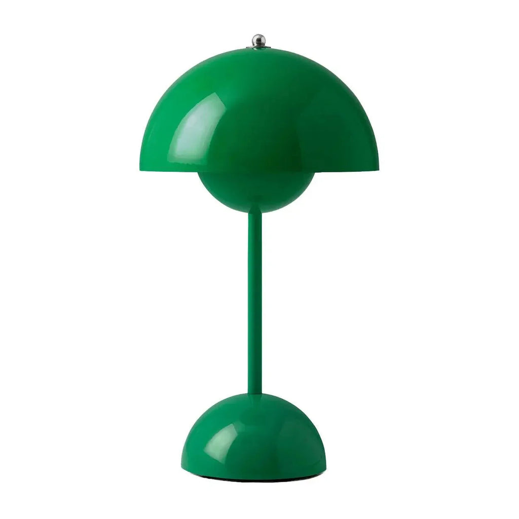 Cordless Scandi Dome Table Lamp with Touch Dimmer