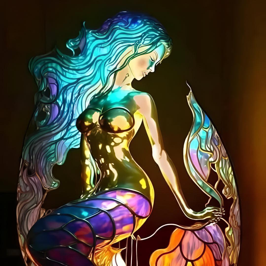 Stained Glass Effect Animal Table Lamp, USB, 12 Designs