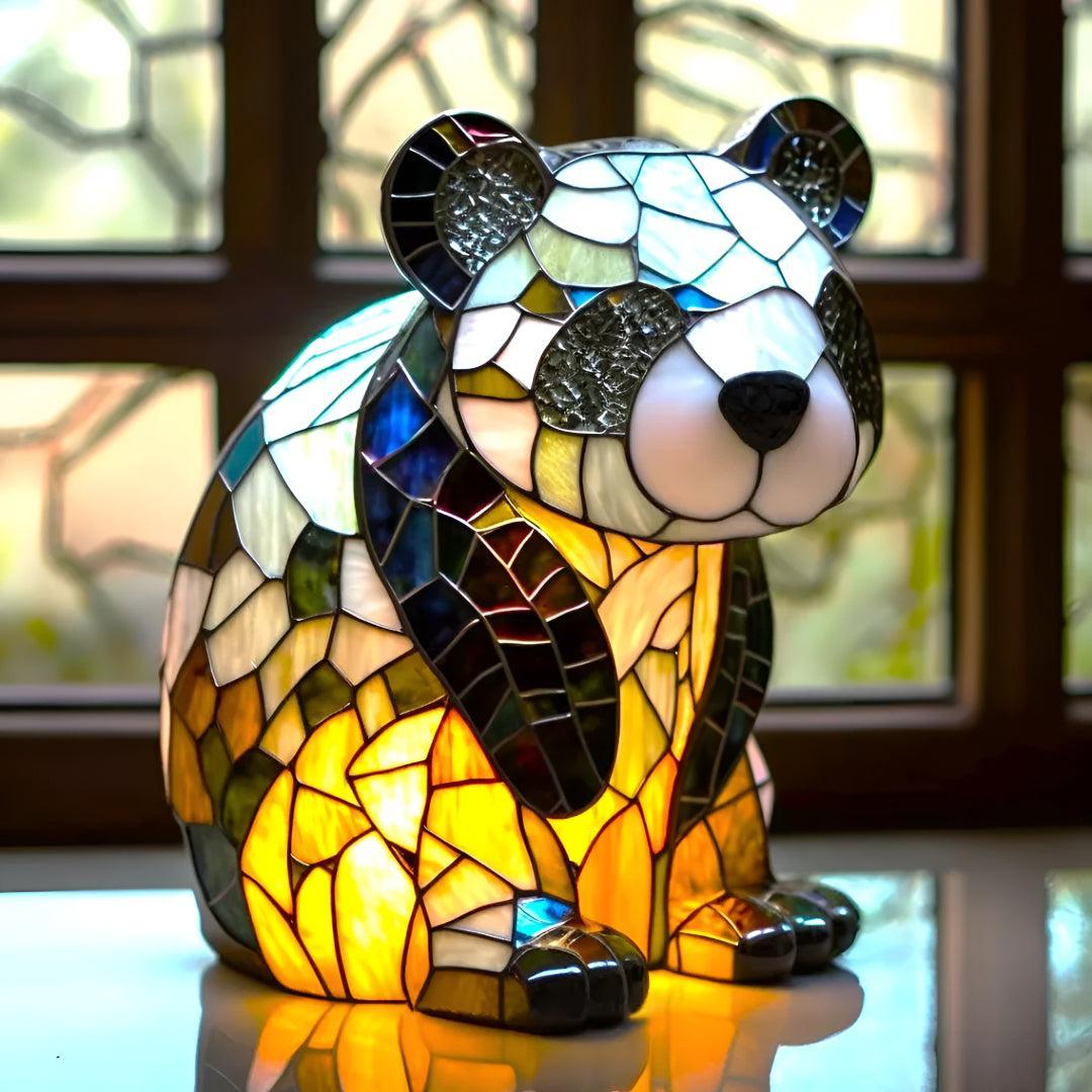Stained Glass Effect Animal Table Lamp, USB, 12 Designs