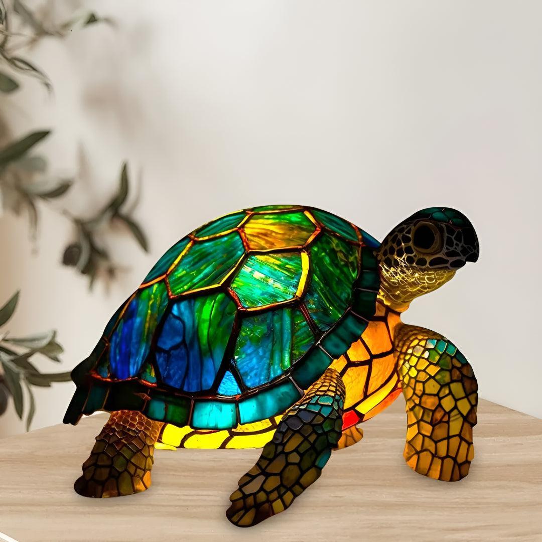 Stained Glass Effect Animal Table Lamp, USB, 12 Designs