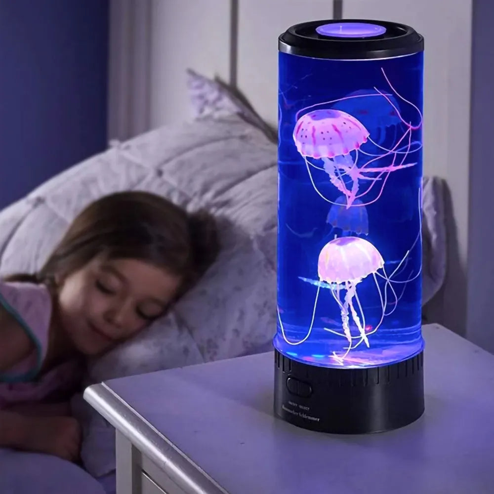 Colour-Changing Jellyfish Table Lamp with USB Power