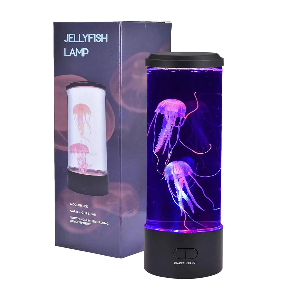 Colour-Changing Jellyfish Table Lamp with USB Power