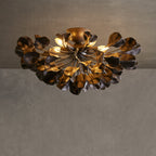 Ceramic Petal Flush Mount Ceiling Light, 61cm, Dimmable