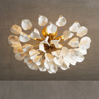 Ceramic Petal Flush Mount Ceiling Light, 61cm, Dimmable