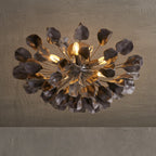 Ceramic Petal Flush Mount Ceiling Light, 61cm, Dimmable