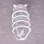 Industrial Cage Ceiling Light with Clear Glass, IP43