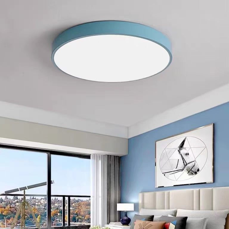 Round LED Flush Ceiling Light with Matt Acrylic Diffuser