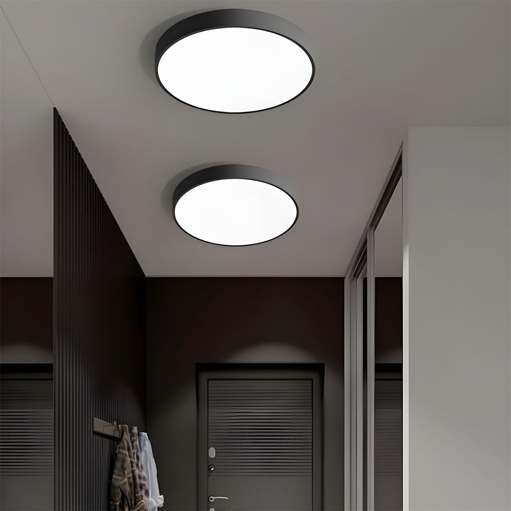 Round LED Flush Ceiling Light with Matt Acrylic Diffuser