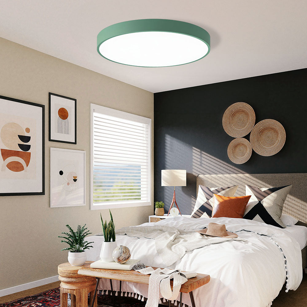 Round LED Flush Ceiling Light with Matt Acrylic Diffuser